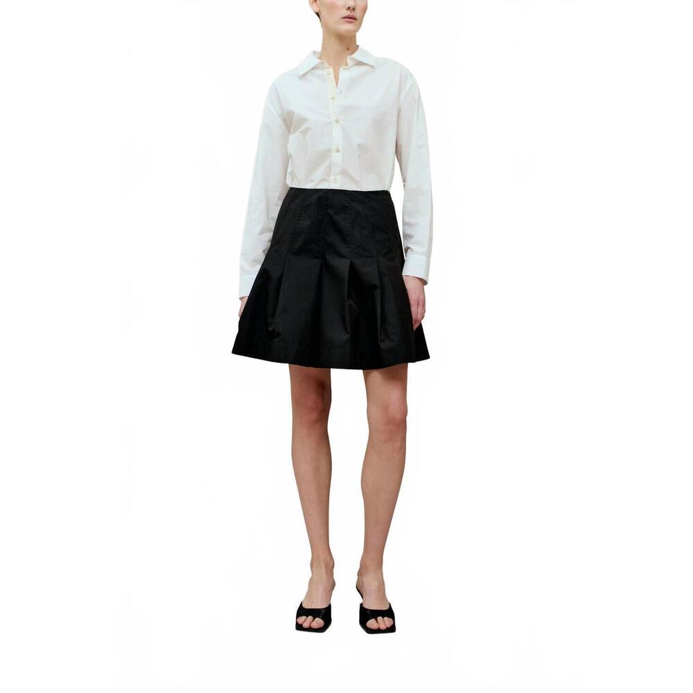 NEW KALLMEYER sutton pleated skirt in black